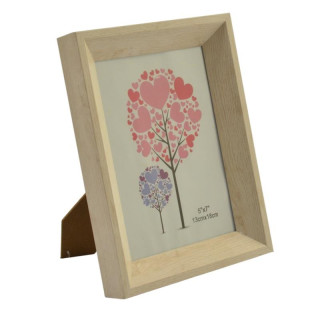 Ramka 13x18cm tworzywo tekstura drewna jasnego